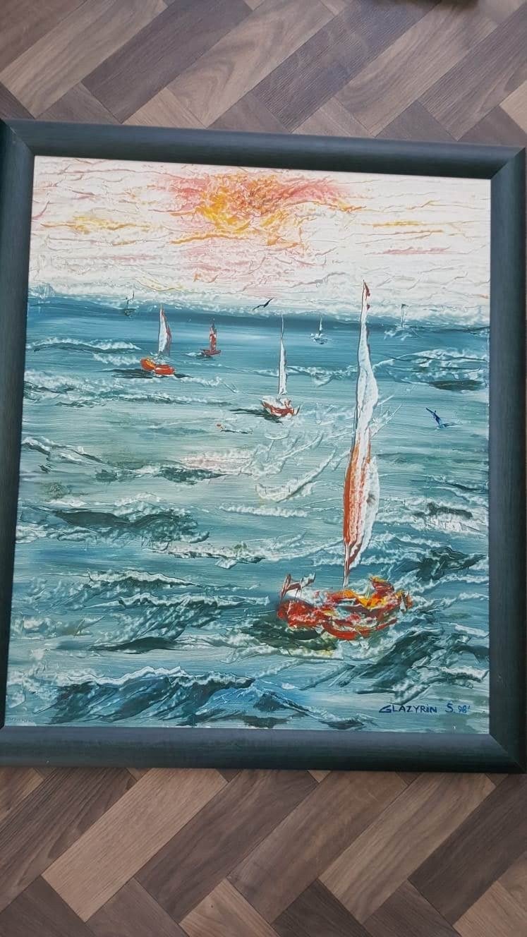 schilderij met lijst, Ophalen, Klassiek, Maritiem / water