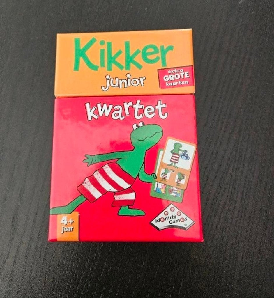 Kikker junior kwartet spel, Ophalen of Verzenden, Zo goed als nieuw, Taal en Lezen