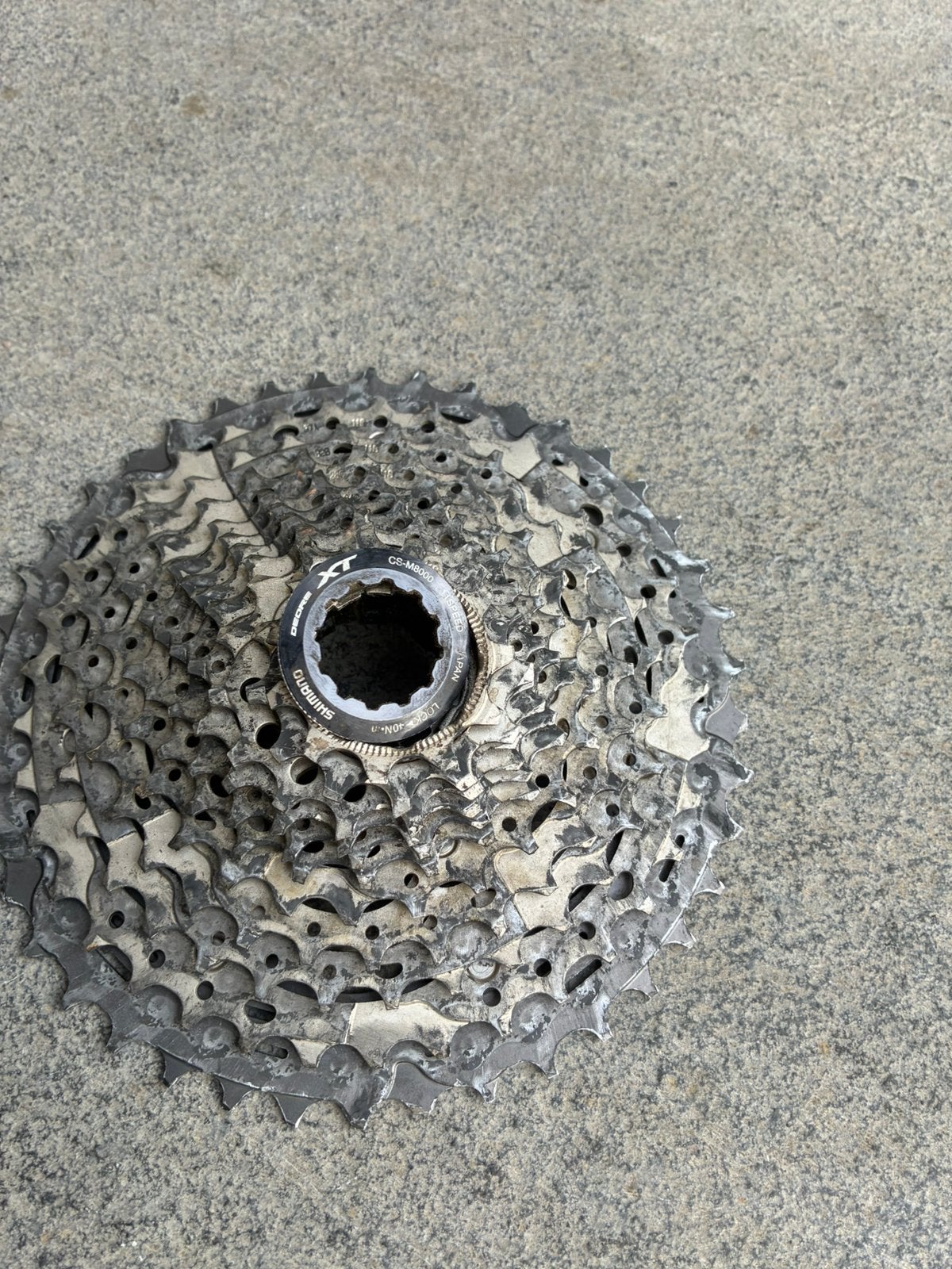 Cassette shimano xt 11speed, Fietsen en Brommers, Fietsonderdelen, Gebruikt, Gravelbike, Ophalen of Verzenden, Derailleur of Ketting