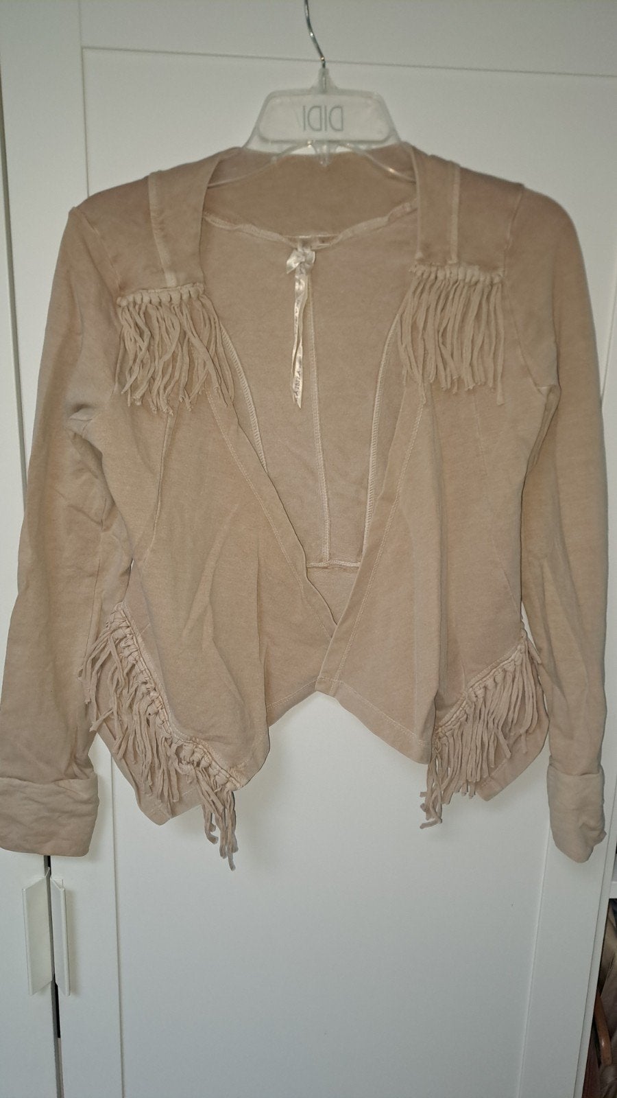 Isla Ibiza Bonita vest met franjes, Maat 38/40 (M), Isla Ibiza Bonita, Beige, Ophalen of Verzenden