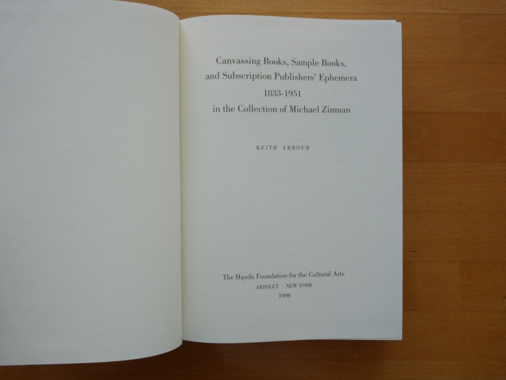 Canvassing Books, Sample Books, and Subscription Publishers', Boeken, Ophalen of Verzenden, Zo goed als nieuw, Grafische vormgeving