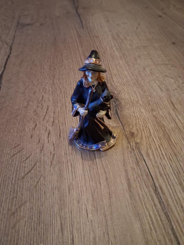 Metalen heksje, Verzamelen, Beelden en Beeldjes, Ophalen of Verzenden, Zo goed als nieuw, Religie