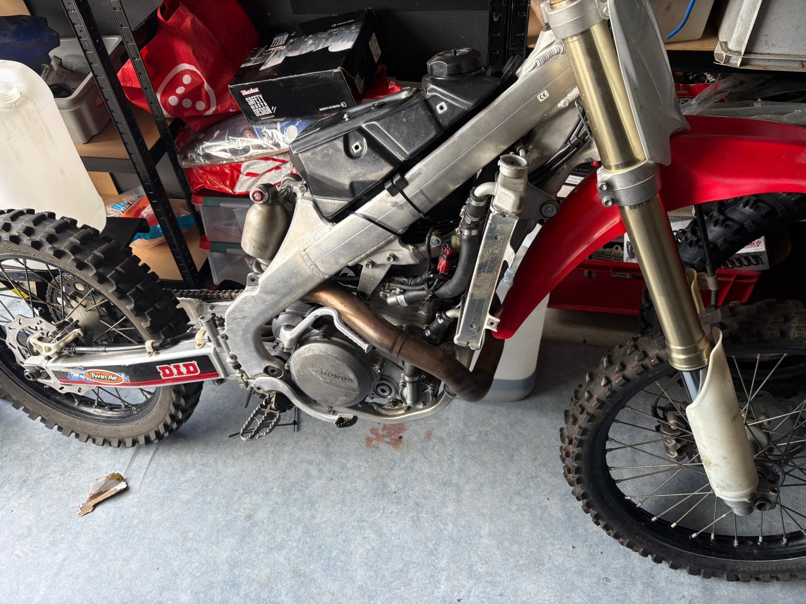 honda crf 450 2012 onderdelen, Ophalen