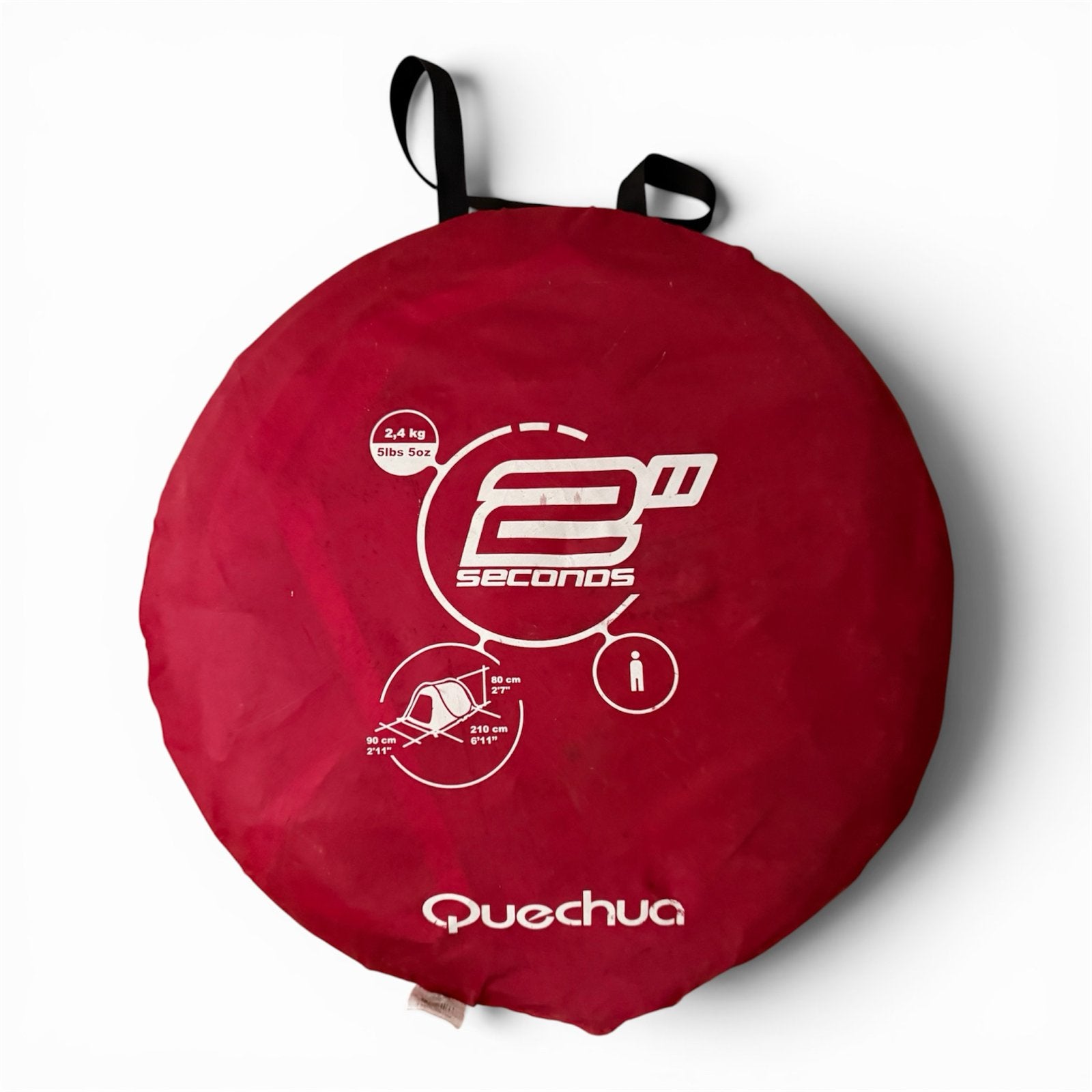 Quechua 2 Seconds 1-persoons tent, Ophalen of Verzenden, Gebruikt