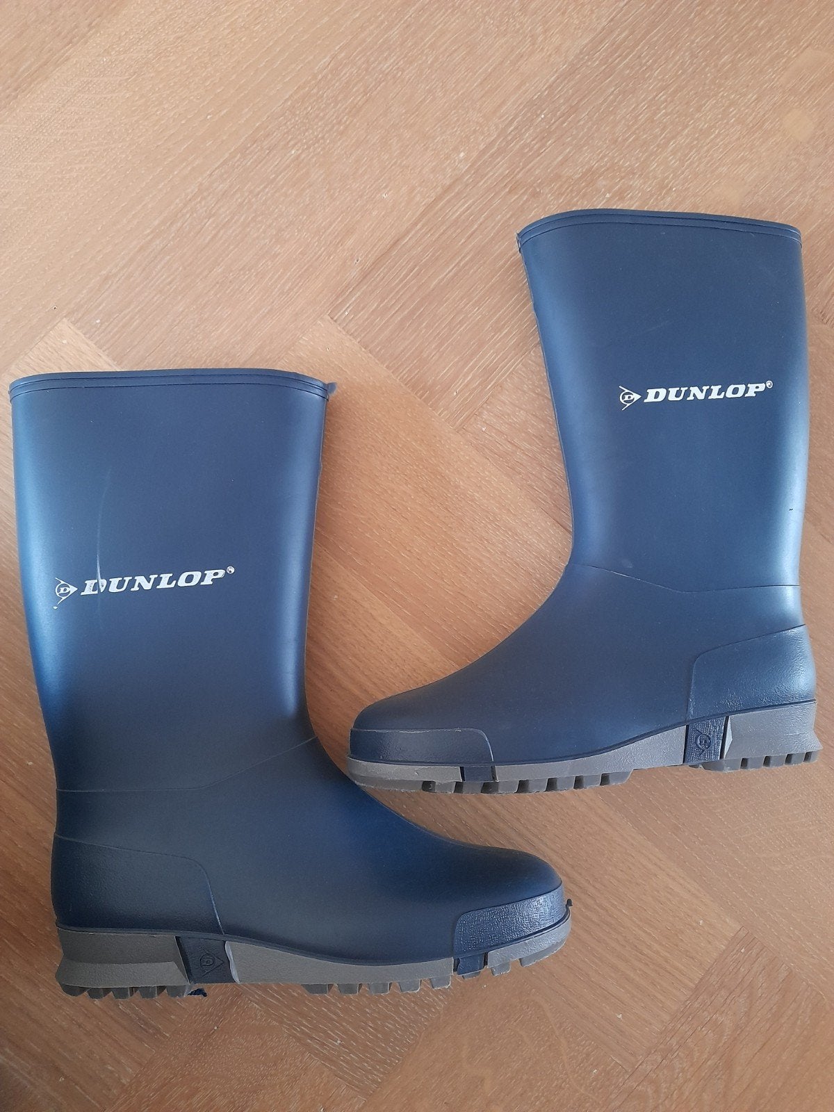 maat 32 / Dunlop regenlaarzen laarzen donkerblauw, Ophalen, Jongen of Meisje, Dunlop, Laarzen