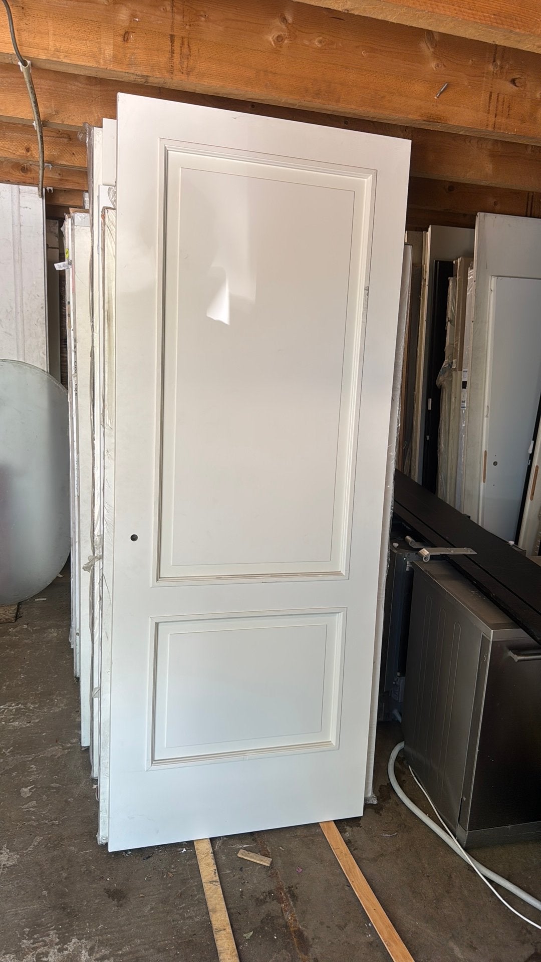 Opdek paneeldeur 88x231.5 cm rechtshangend nr 414, Ophalen, 80 tot 100 cm, Binnendeur, Nieuw