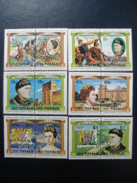 Postzegels Tuvalu 1984 Engelse koningen cw € 8,50 pf (2)., Ophalen of Verzenden, Postfris