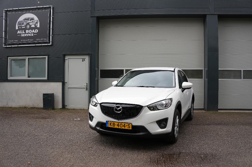 Mazda CX5 2.0 Skyactiv 2014 Wit automaat/trekhaak, Zwart, 4 cilinders, Navigatiesysteem, Wit