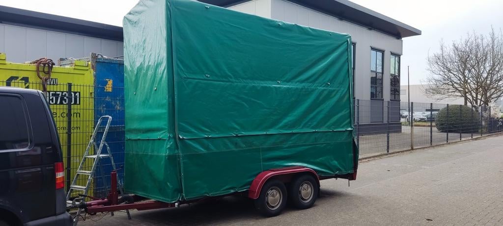 Aanhangwagen tandemasser met huif, Auto diversen, Ophalen