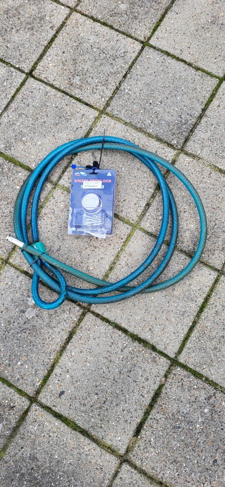Stazo Decklock met 5 meter kabel, Ophalen, Zo goed als nieuw, Gereedschap