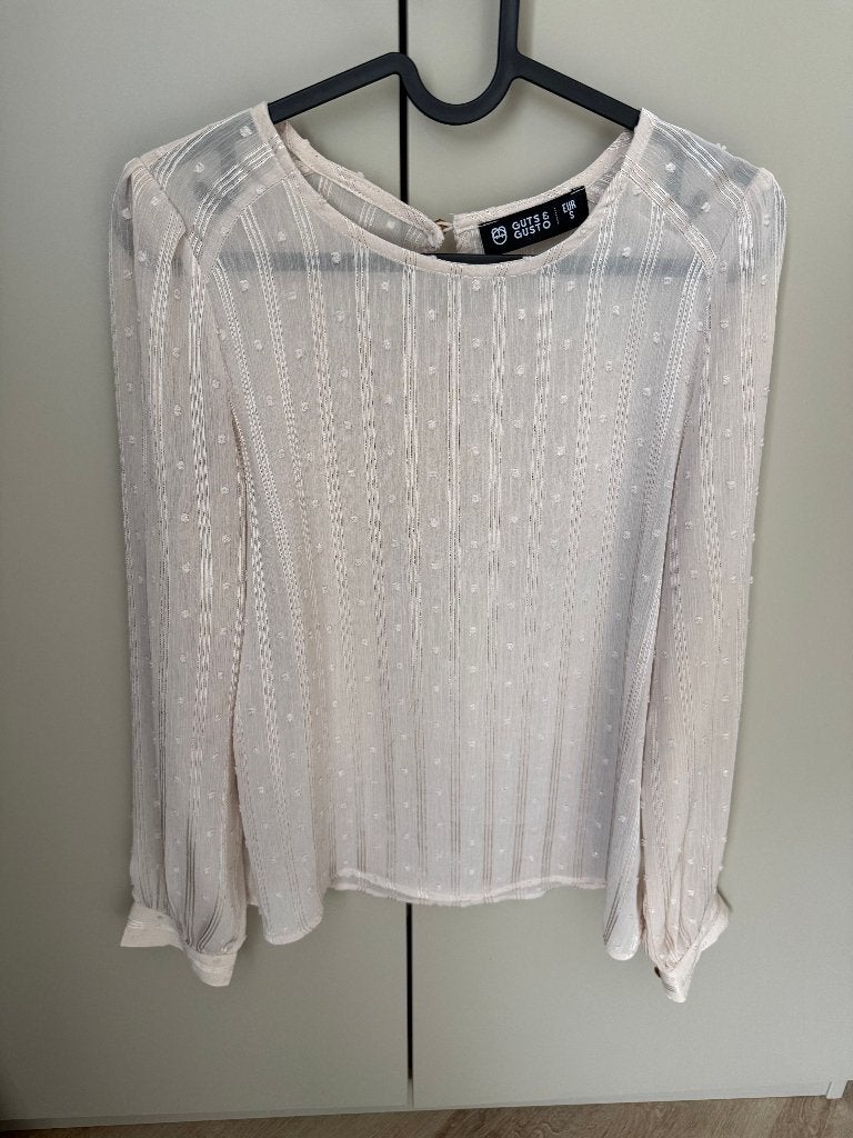 Damesblouse, Guts & Gusto, Beige, Ophalen of Verzenden, Zo goed als nieuw