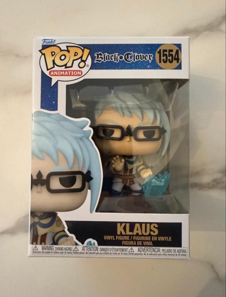 Funko Pop! Black Clover Klaus #1554, Ophalen of Verzenden, Nieuw