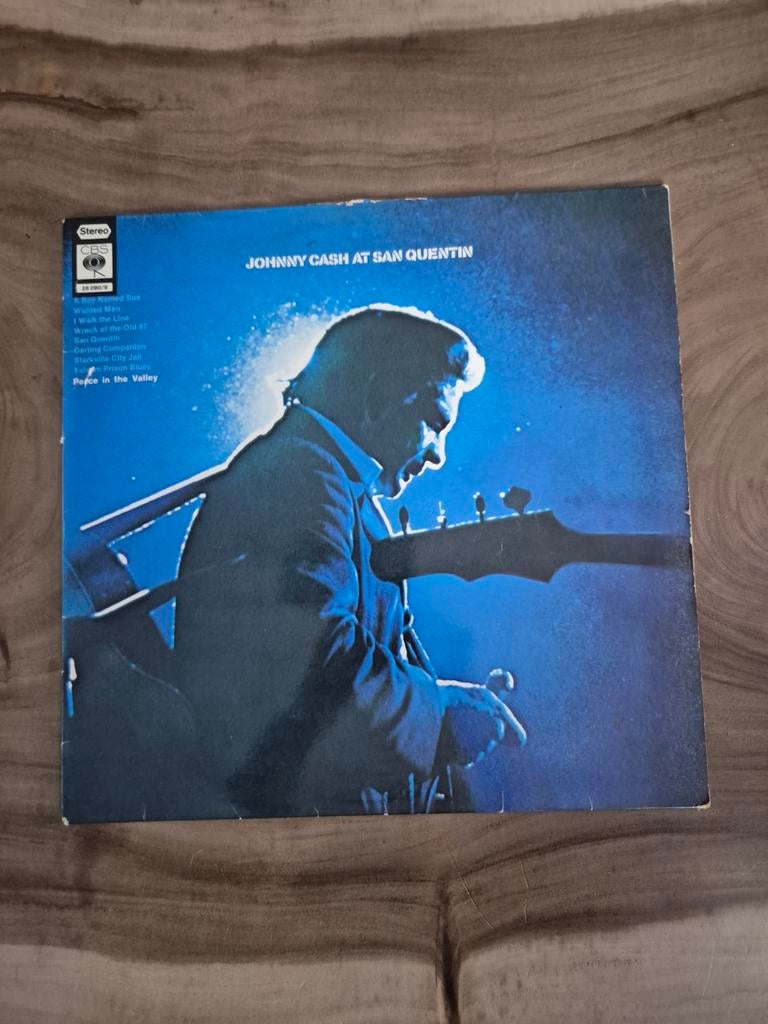 Johnny Cash - Johnny Cash At San Quentin - Vinyl, Cd's en Dvd's, Vinyl | Rock, Singer-songwriter, Ophalen of Verzenden, Zo goed als nieuw
