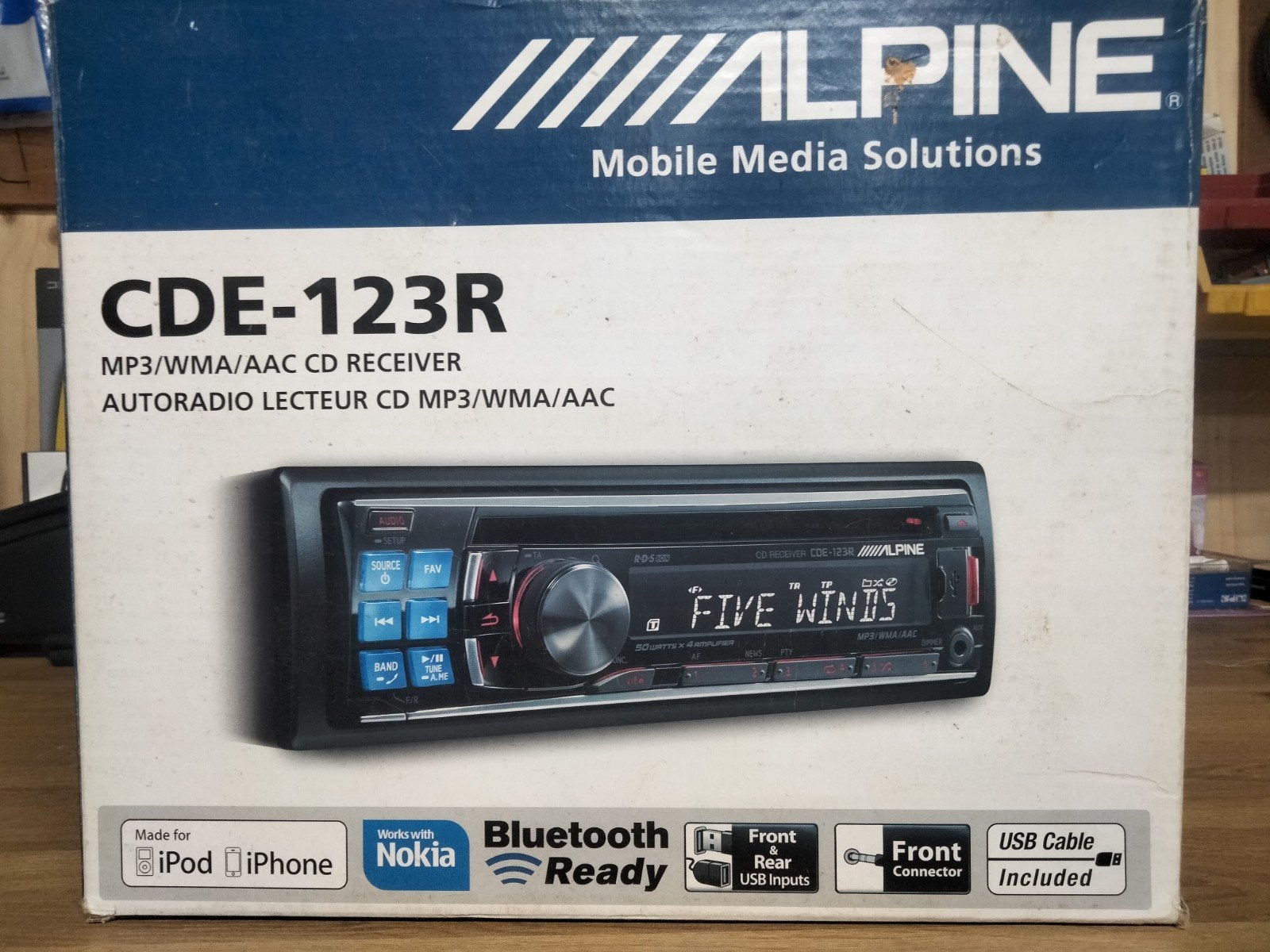 Alpine CDE-123R Autoradio, Ophalen of Verzenden, Nieuw