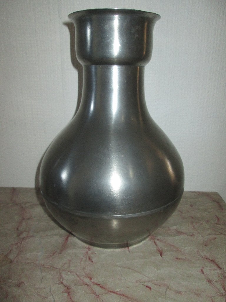 grote tinnen vaas GERO Theodorus Hooft 26,5 cm art deco tin, Ophalen of Verzenden