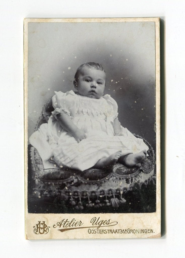 Carte de Visite. Atelier Uges. Groningen., Verzamelen, Foto, Ophalen of Verzenden, Zo goed als nieuw, Voor 1940