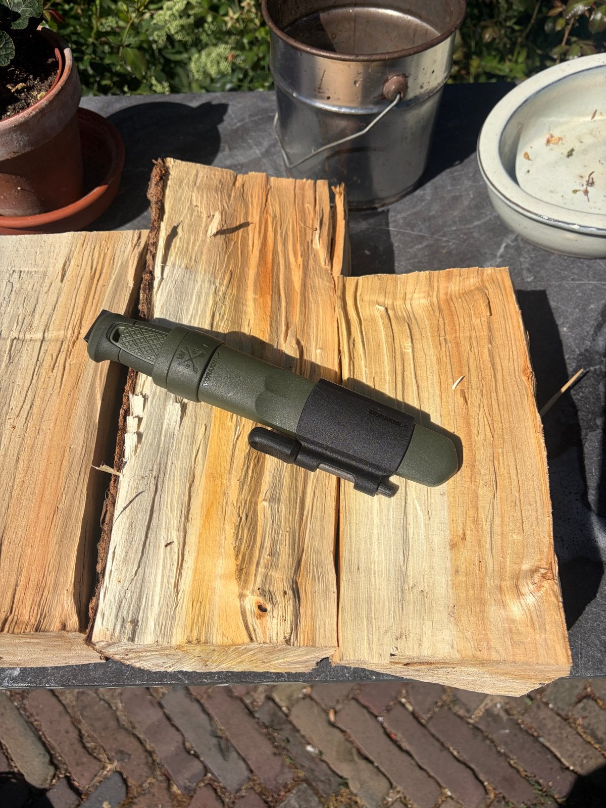 Morakniv Bushcraft Survival Mes, Ophalen of Verzenden, Zo goed als nieuw, Snijgereedschap, Overige merken
