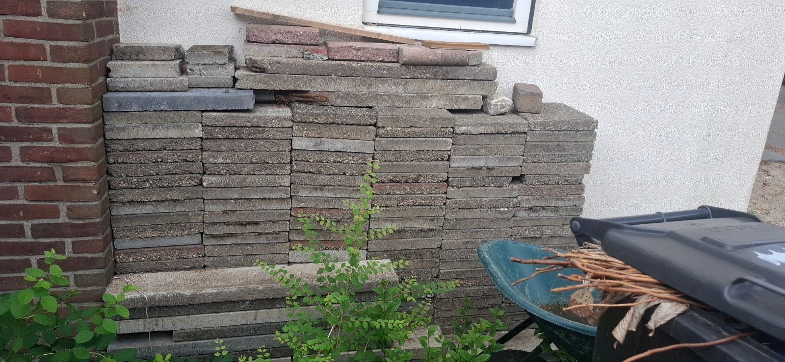GRATIS TEGELS OPHALEN DELFT, Ophalen, Gebruikt, Beton, Terrastegels