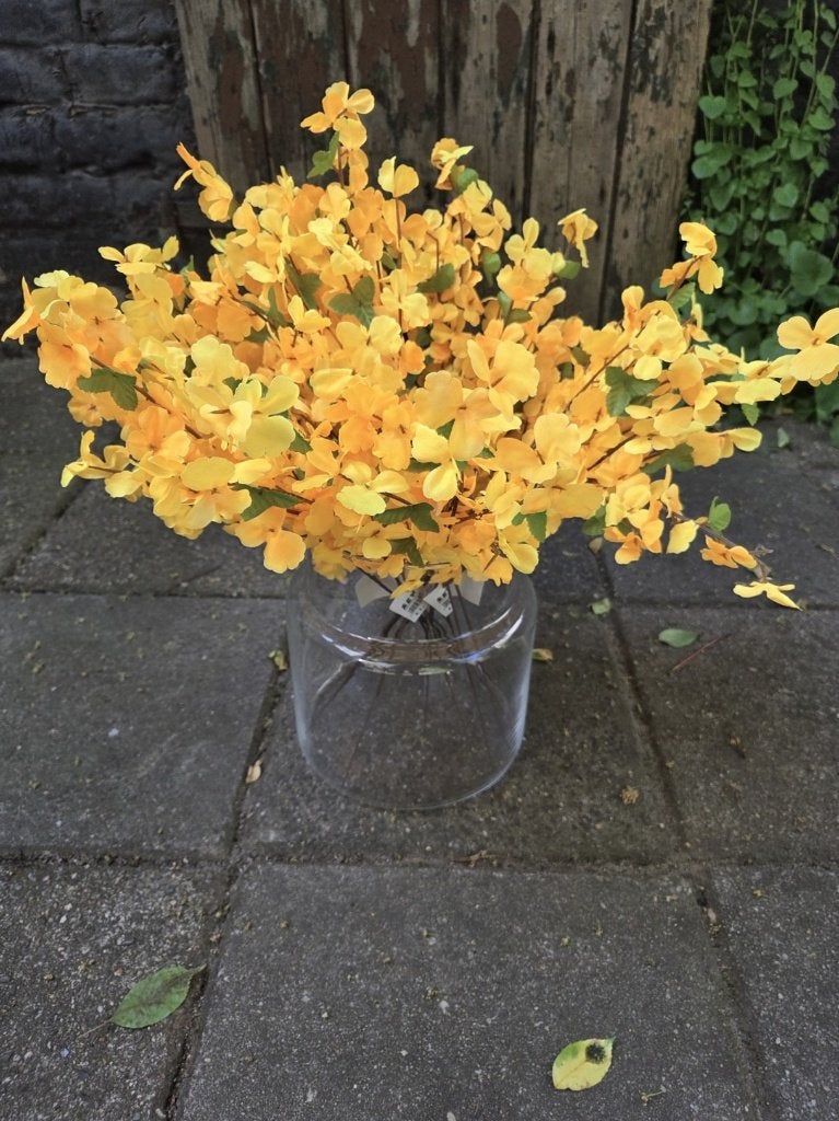 FORSYTHIA - KUNST TAK - KOOPJE 1 EURO, Ophalen of Verzenden, Nieuw