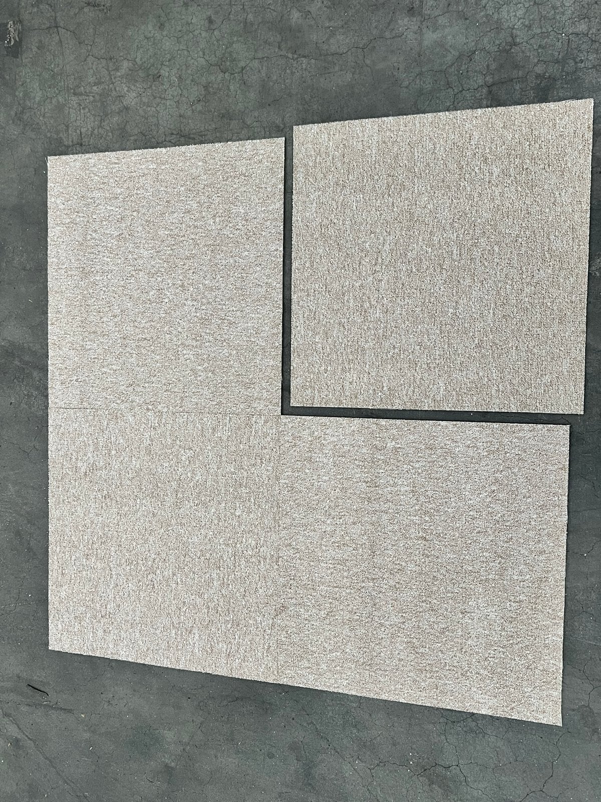 Nieuwe Beige polymide Tapijttegels 50x50 cm, 75 m² of meer, Beige, Nieuw, Ophalen of Verzenden