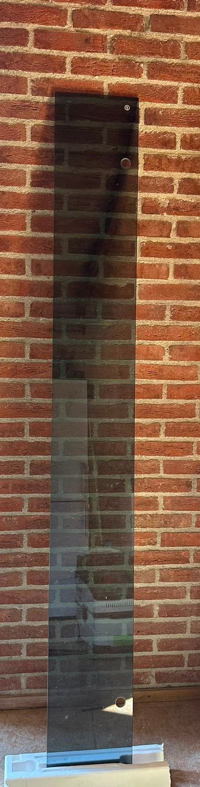 Mooie rookglazen douchedeur met koperkleurige profielen, Huis en Inrichting, Ophalen, Nieuw