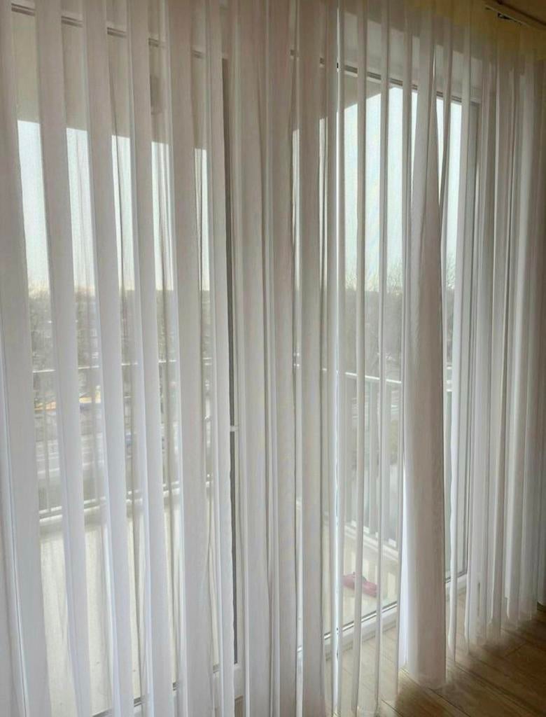 Lamellen gordijnen (2 delen, in totaal 6,90m x 2,58m), Ophalen, Modern, Klassiek, Lichtdoorlatend, 200 cm of meer, Zo goed als nieuw