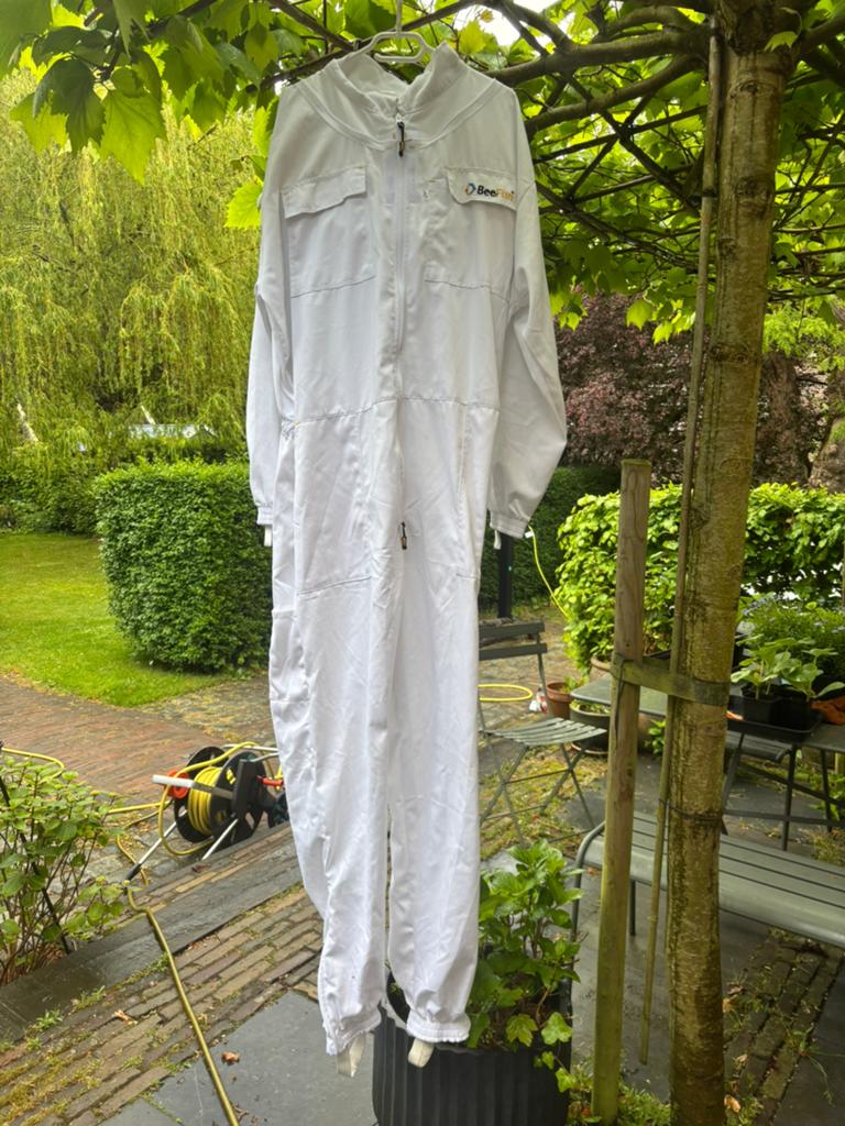 Imkeroverall Premium ronde kap wit BeeFun XL, Ophalen of Verzenden, Zo goed als nieuw