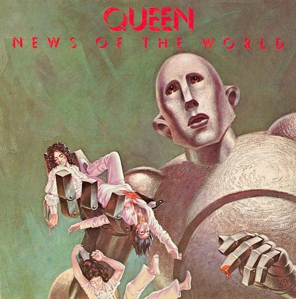 LP - QUEEN - News of the World, LP, Ophalen of Verzenden, Zo goed als nieuw, 12 inch