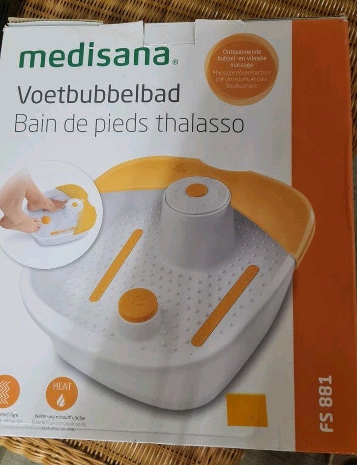 Medisana Voetbubbelbad - Ontspanning voor uw voeten, Ophalen of Verzenden, Zo goed als nieuw, Apparaat