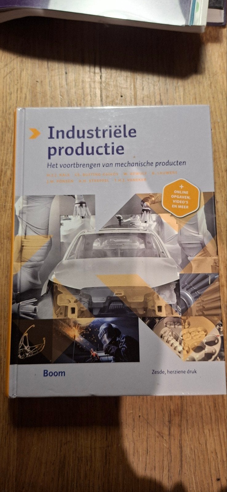 Industriële Productie - Werktuigbouwkunde Boek, Ophalen of Verzenden, Zo goed als nieuw, Werktuigbouwkunde, J.M. Ponsen, A.H. Streppel, T.H.J. Vensker