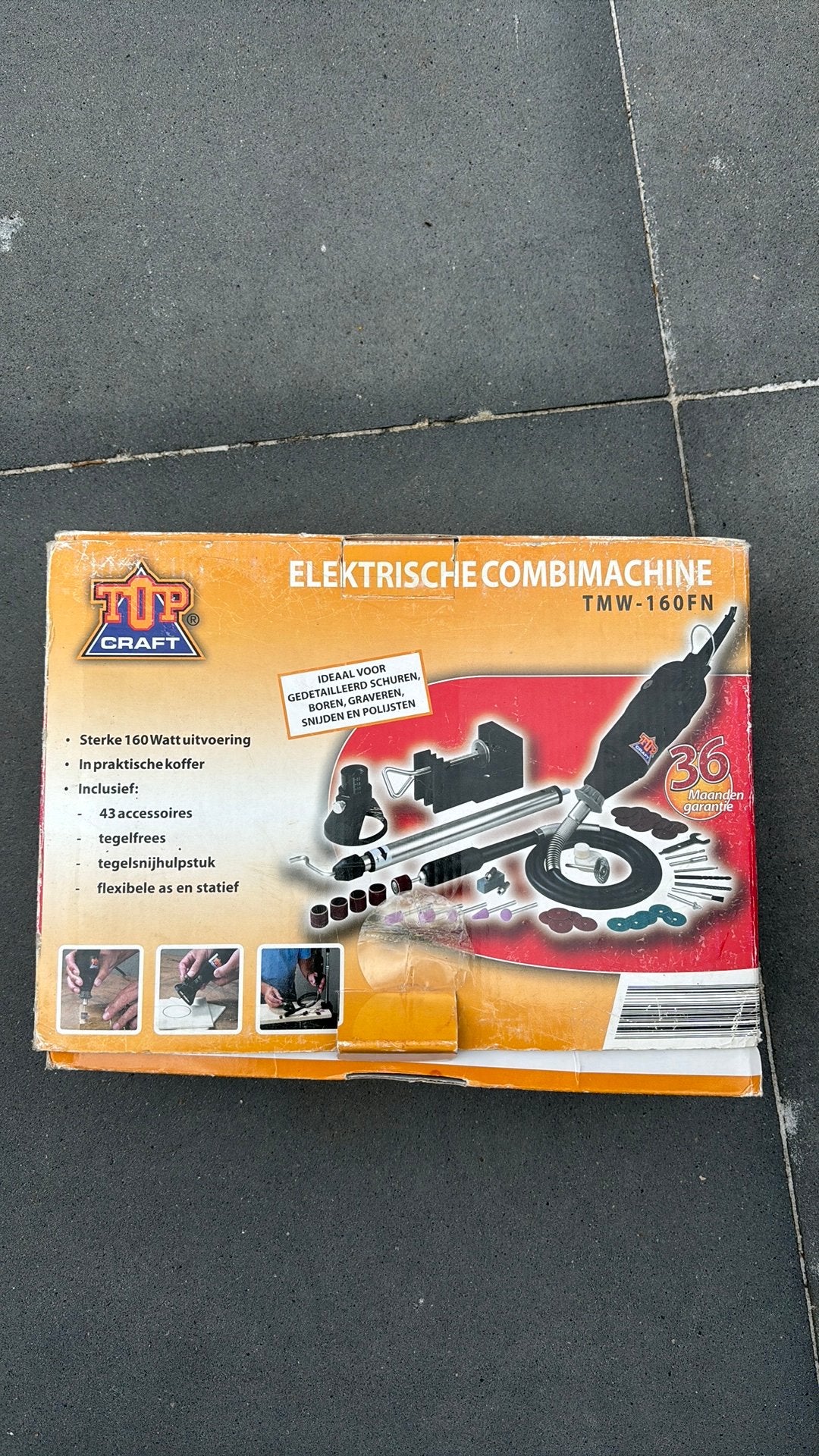 Elektrische combimachine tegelfrees tmw-160 fn, Ophalen, Zo goed als nieuw, Elektrisch