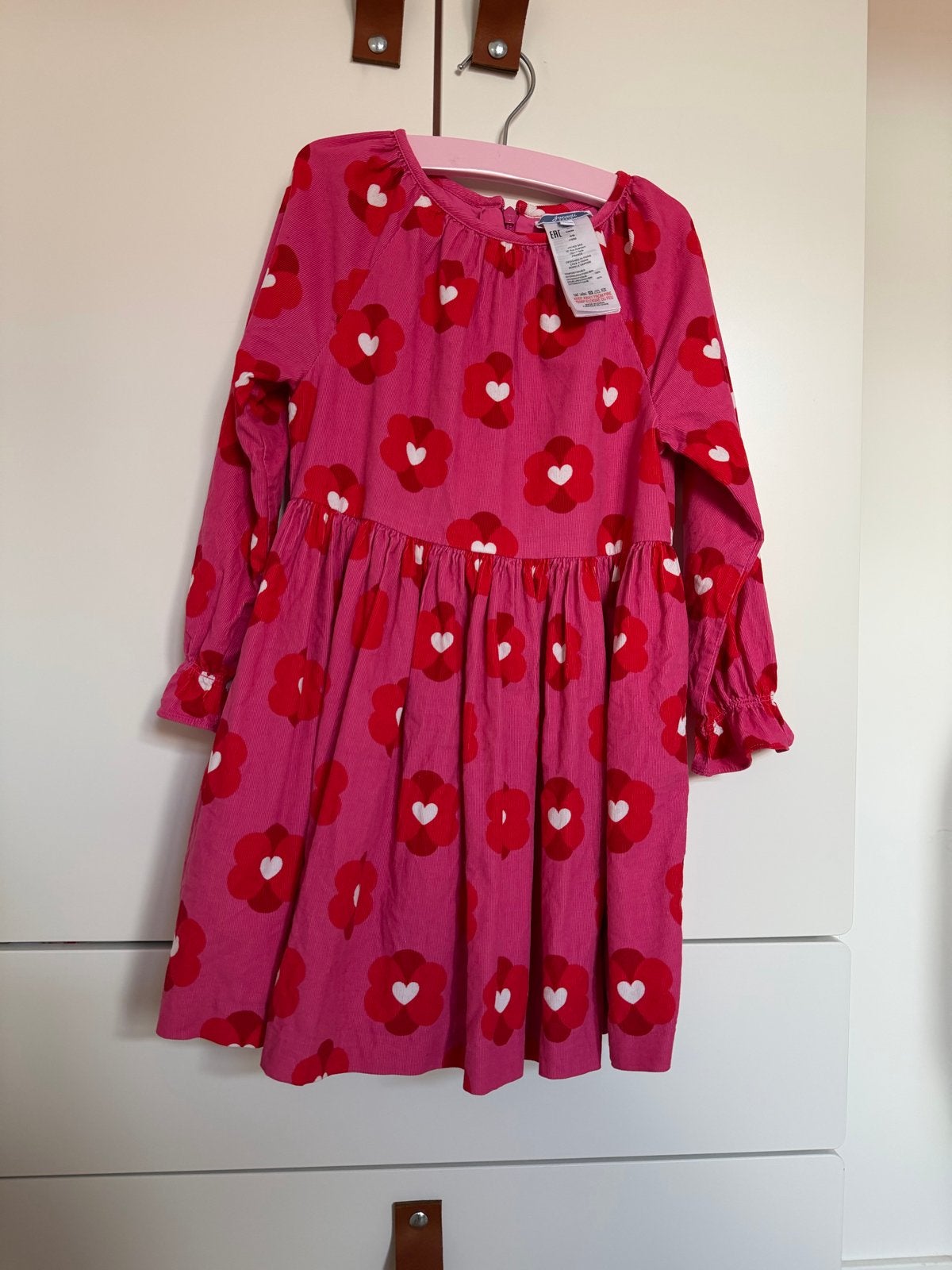 Jacadi winter Jurk Roze 4J, Ophalen of Verzenden, Zo goed als nieuw, Meisje