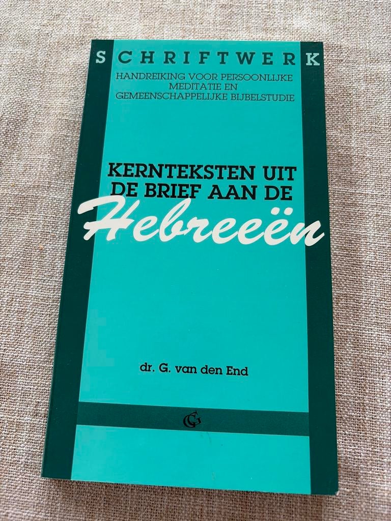 Schriftwerk: Kernteksten uit de brief aan de Hebreeën, Boeken, Ophalen of Verzenden, Zo goed als nieuw, Christendom | Protestants
