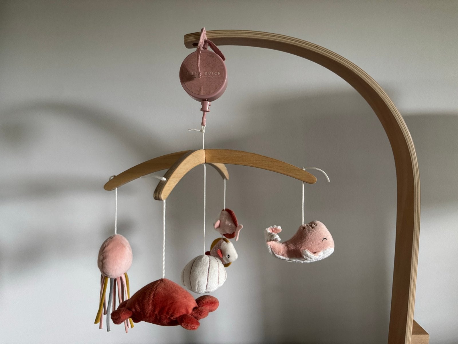Little Dutch houten muziekmobiel, Kinderen en Baby's, Ophalen, Zo goed als nieuw, Mobiel