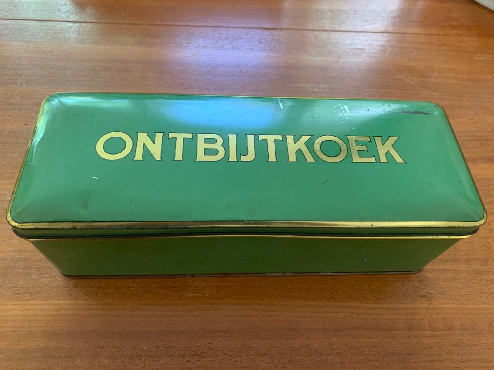 Retro ontbijtkoek blik, Ophalen of Verzenden, Huis en Inrichting