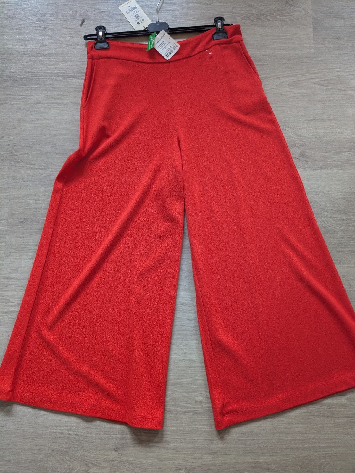 King Louie Border Palazzo Cropped Broek Milano Crepe XL, Maat 46/48 (XL) of groter, Nieuw, Ophalen of Verzenden, Driekwart