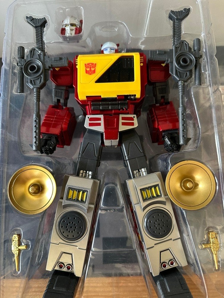 Transformer: MP Blaster (KFC EAVI METAL Phase 4:A), Verzamelen, G1, Ophalen of Verzenden, Zo goed als nieuw, Autobots