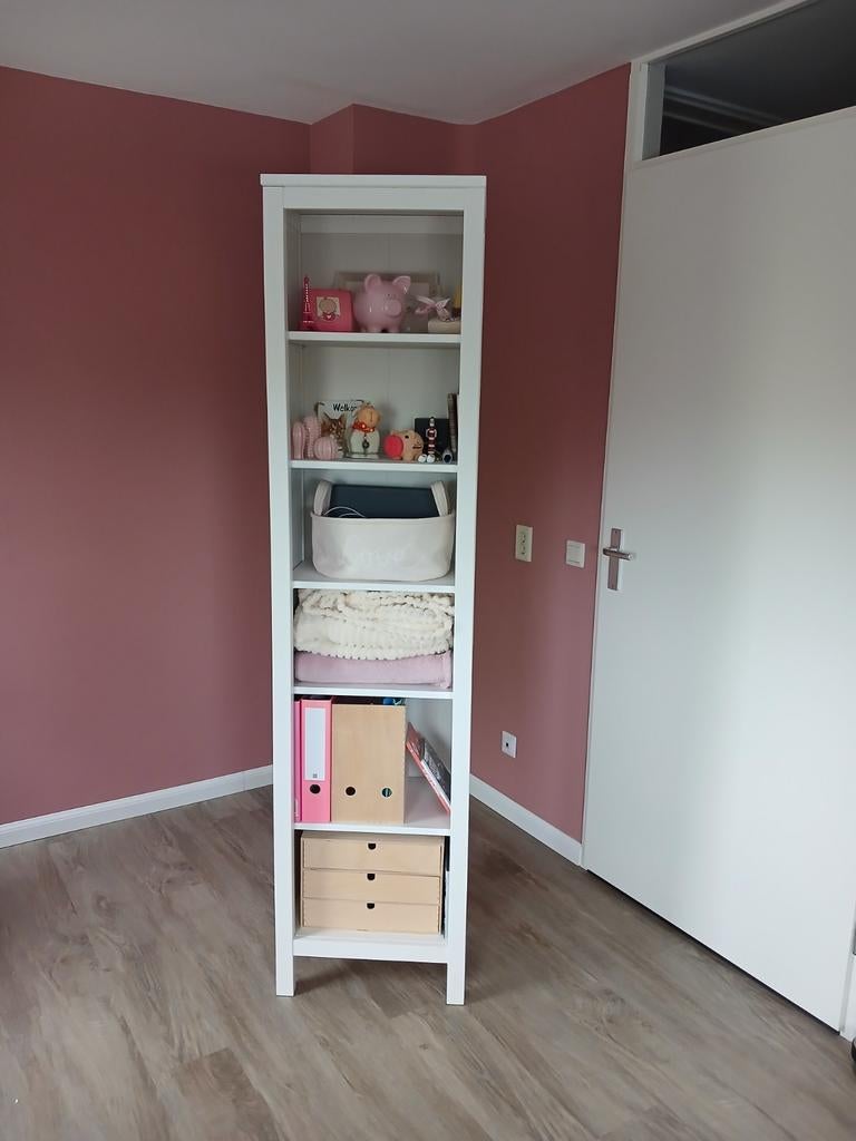 Witte IKEA kast met planken, Ophalen, Met plank(en), Minder dan 50 cm, Gebruikt