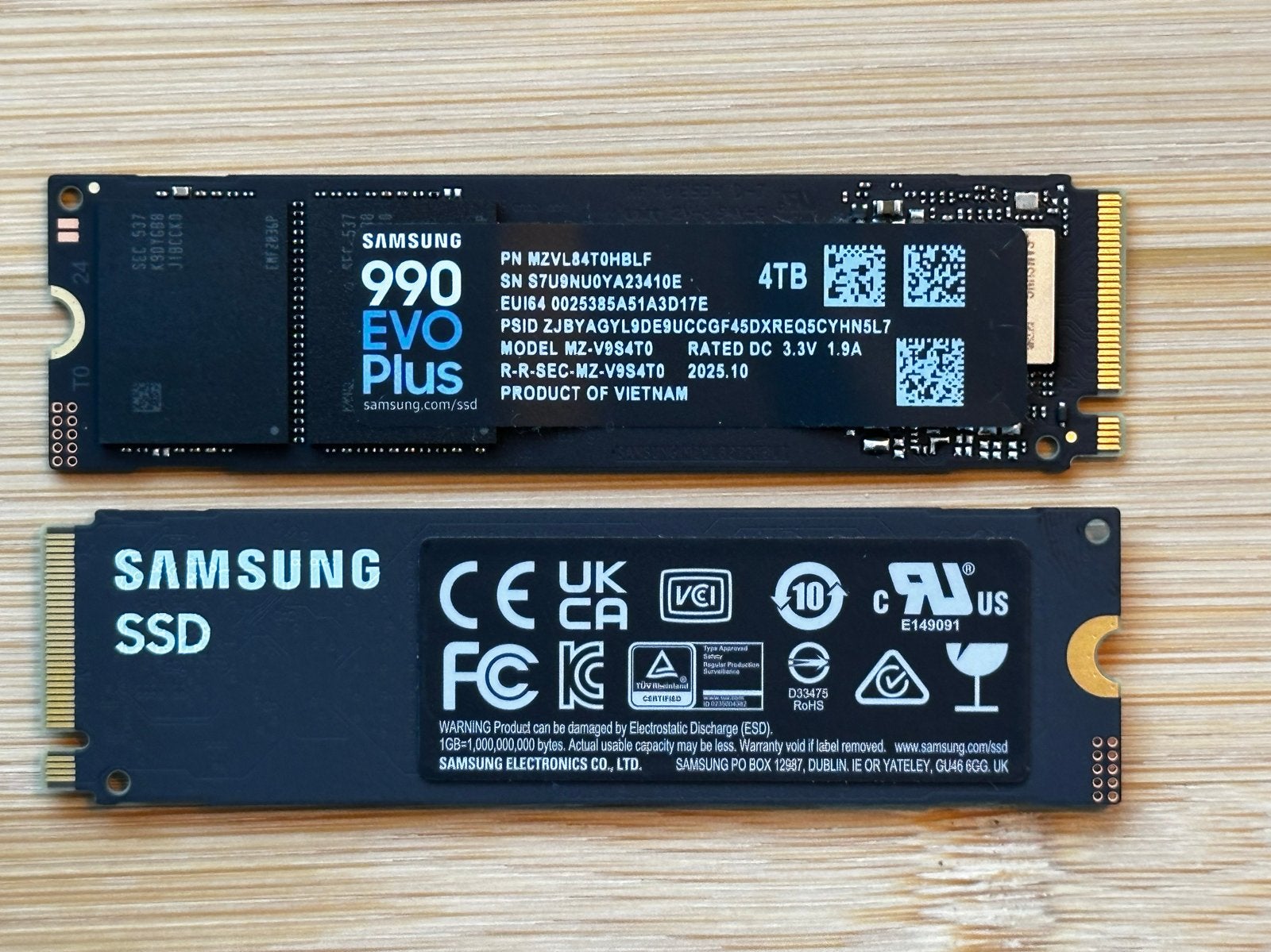 Ongebruikte Samsung 990 EVO Plus 4TB NVMe SSD, Computers en Software, Ophalen, Intern, Server, SSD