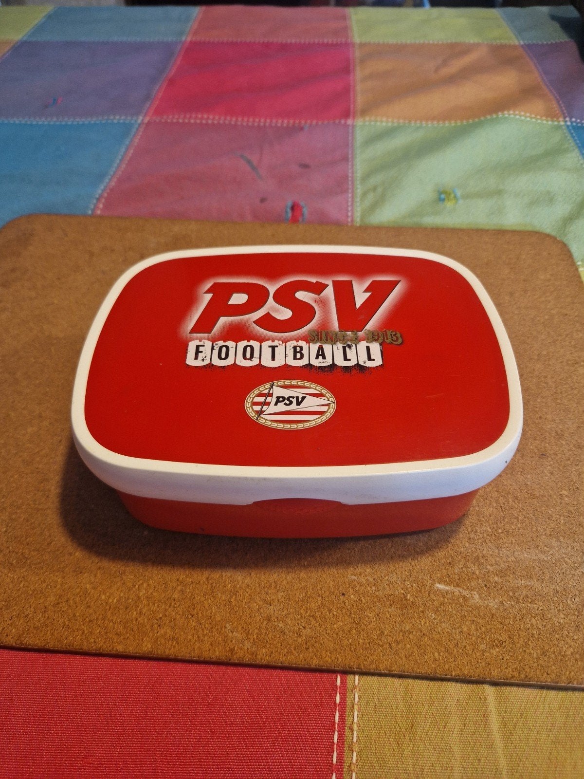 Mooie PSV  Broodtrommel van PSV nog in zeer goede staat, Ophalen of Verzenden, Zo goed als nieuw, PSV