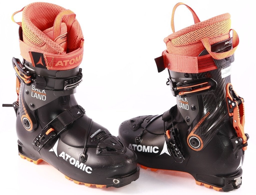 40,5; 41 EU toerski schoenen ATOMIC BACKLAND CARBON, 160 tot 180 cm, Gebruikt, Verzenden, Schoenen