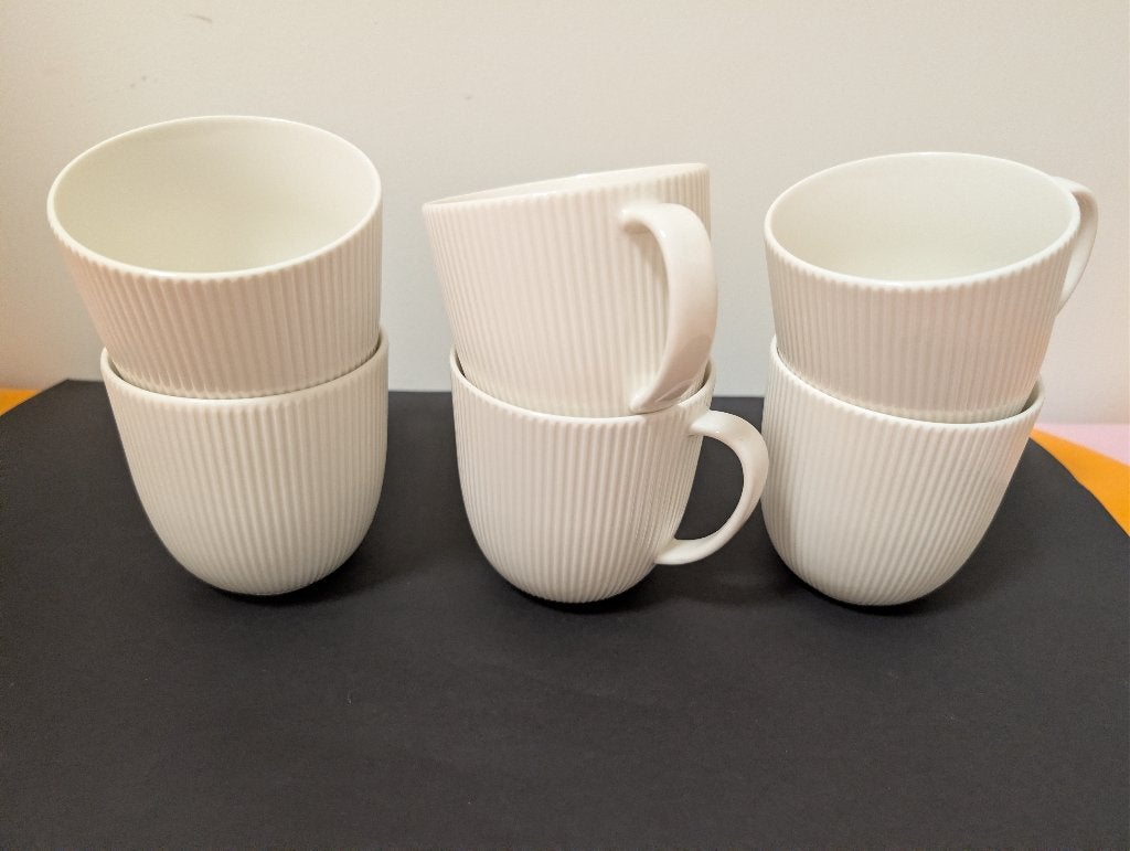 IKEA OFANTLIGT bekers wit 31 cl – set van 6, Verzamelen, Ophalen, Zo goed als nieuw, Overige typen