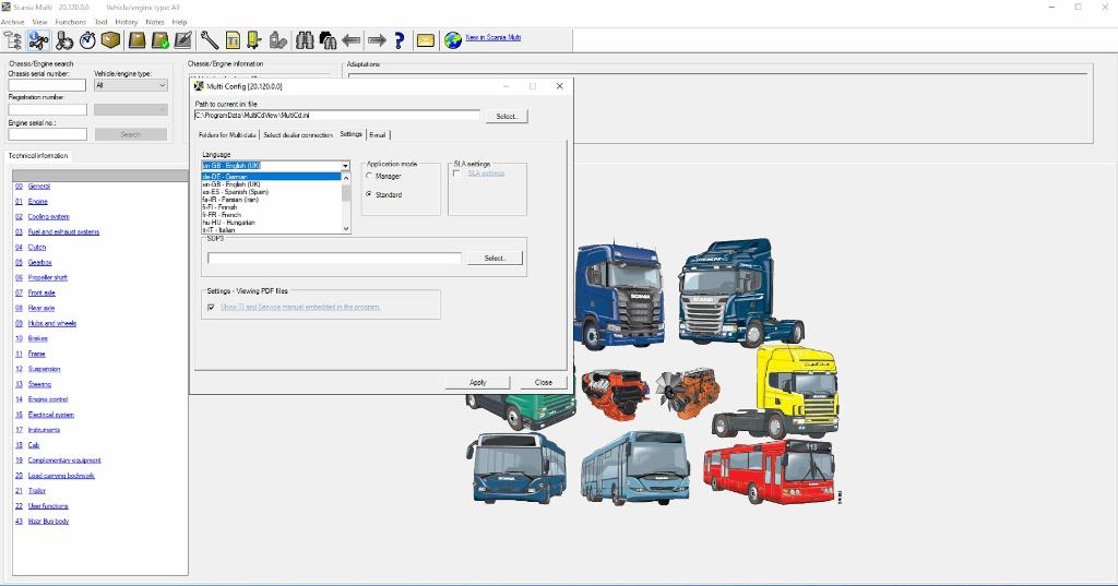 Scania Multi 03.2021 Werkplaats- en reserve onderdelen, Verzenden
