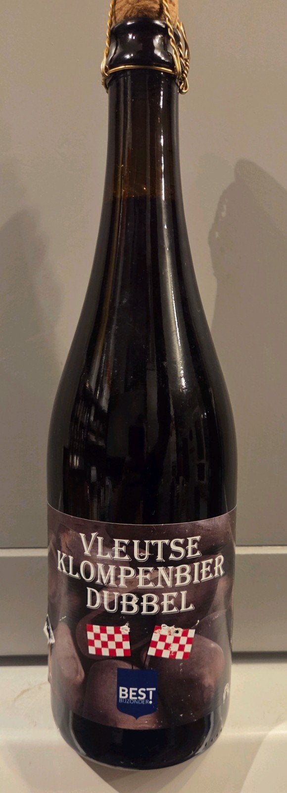 vleutse klompenbier dubbel 75cl, Verzamelen, Biermerken, Ophalen of Verzenden, Flesje(s), Overige merken