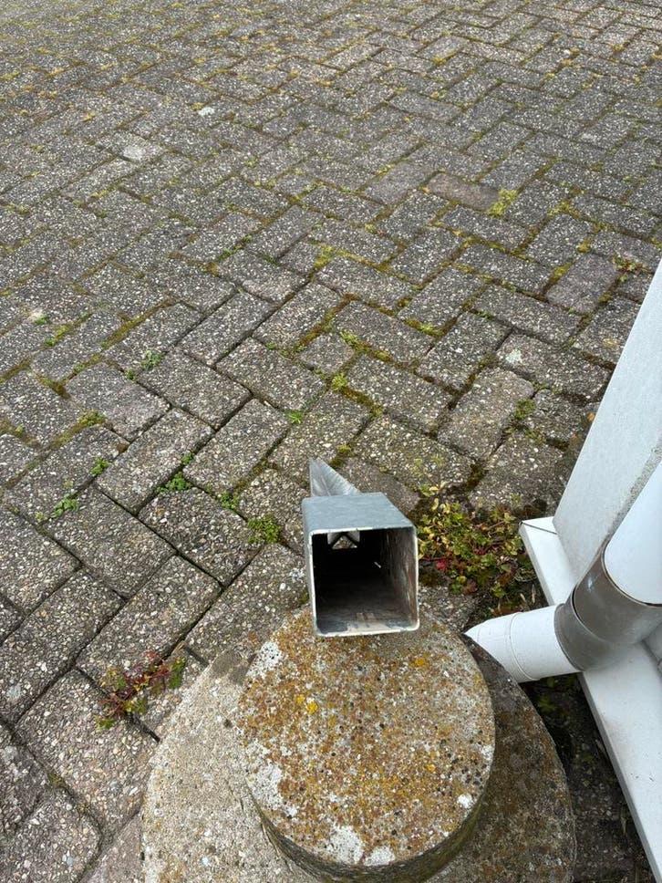 Paalpunthouder, Ophalen, Gebruikt, IJzer