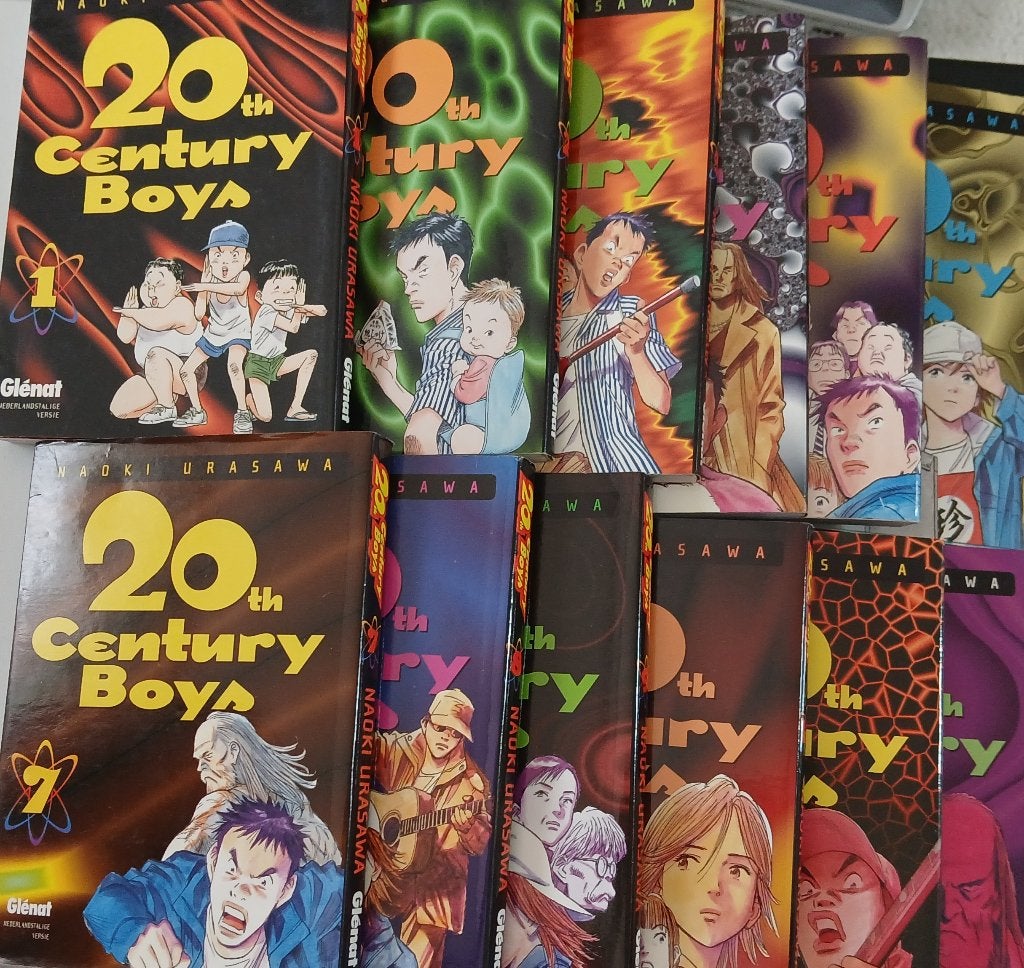 20th Century Boys 1 t/m 12 (NL), Meerdere stripboeken, Ophalen of Verzenden, Gelezen, Naoki Urusawa