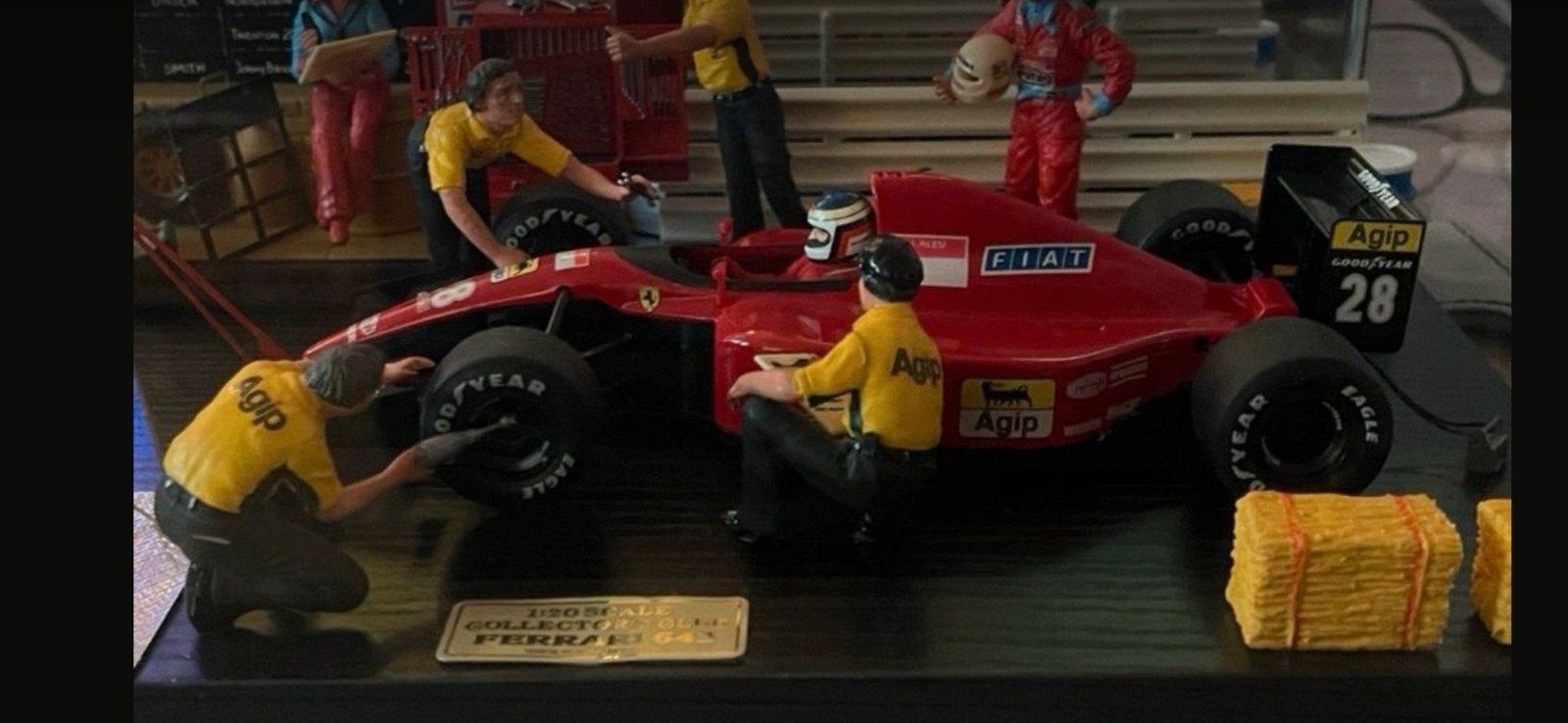 Tamiya Ferrari 643 F1 Pit-Stop Diorama 1:20, Hobby en Vrije tijd, Verzenden