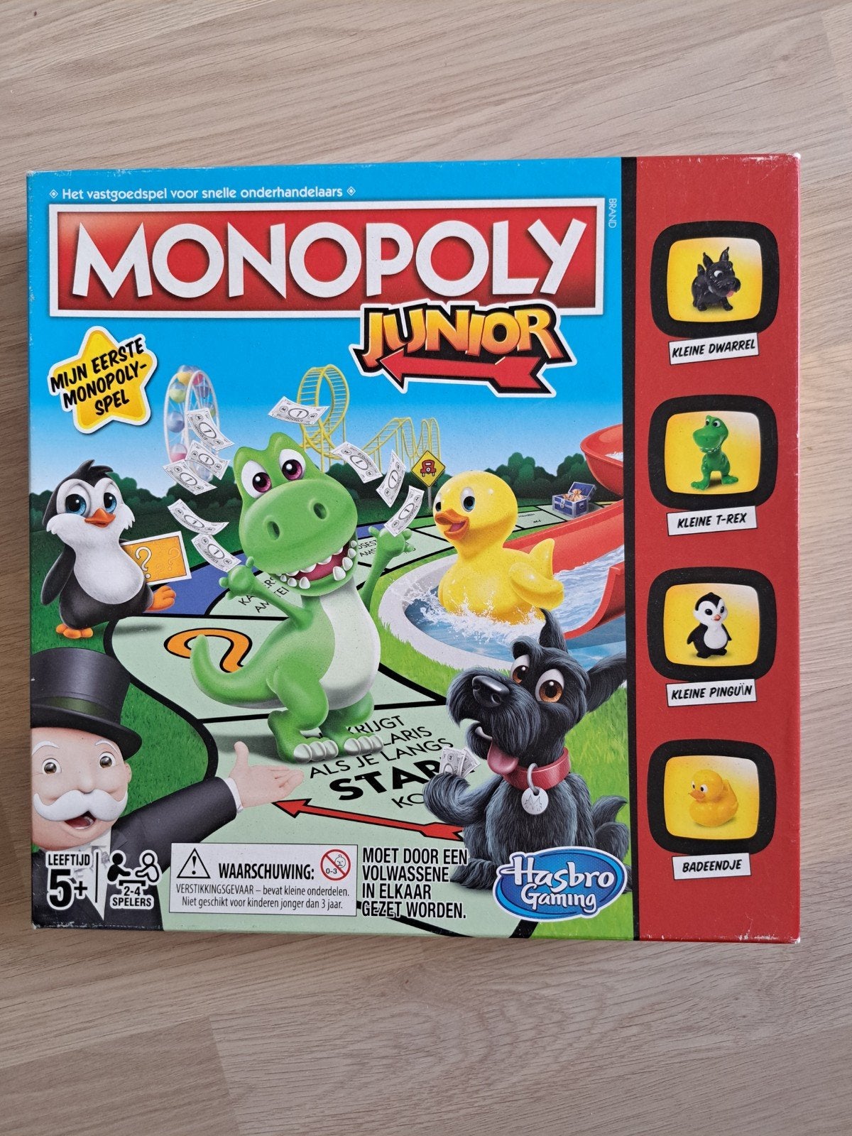 Monopoly Junior - Mijn Eerste Monopoly-spel, Drie of vier spelers, Ophalen of Verzenden, Gebruikt, Hasbro Gaming