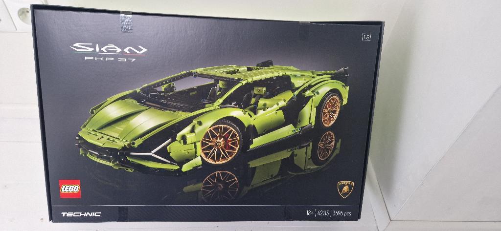 42115 Lamborghini Sian FKP 37 Lego Technic, Lego, Nieuw, Ophalen of Verzenden, Technic