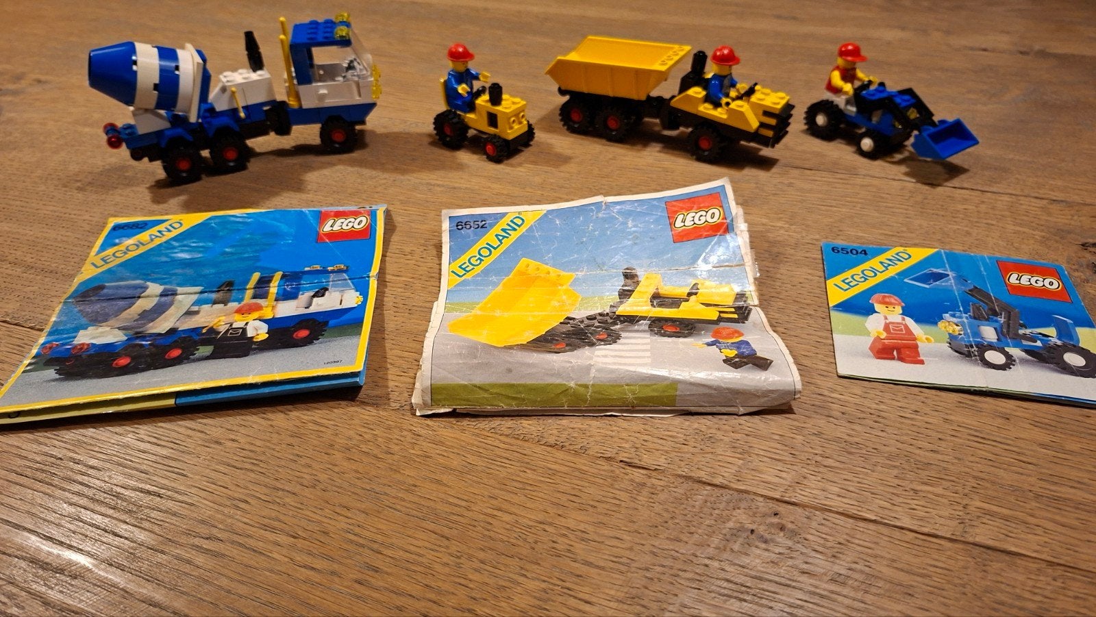 Lego bouw voertuigen 6682  6504  6652, Ophalen of Verzenden